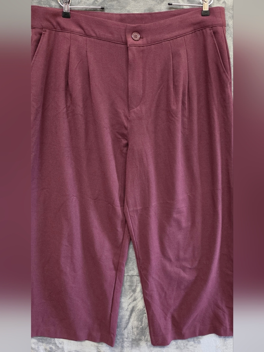 NWT Torrid Maroon Wide Leg Pants sz 16 short